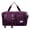 Deep Purple, variant on Quilted Travel Duffle Bag, Large Capacity Weekender Overnight Bag with Dry Wet Separation Pocket & Detachable Shoulder Strap, Waterproof Gym Duffle Bag for Women
