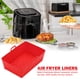 thumbnail image 4 of Almohadillas reutilizables para freidora de aire, Pizza frita, horno de pollo, alfombrilla para hornear, utensilios de cocina para hornear, 4 of 7