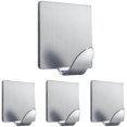 thumbnail image 1 of Self Adhesive Coat Hooks Strong Stick On Hooks Heavy Duty Wall Hooks For Hanging, 1 of 5