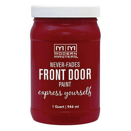 Modern Masters 275268 Front Door Paint PASSIONATE (Best Red Paint Color For Front Door)
