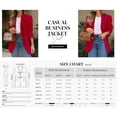 thumbnail image 3 of PRETTYGARDEN Women's Fall Blazers Button Down Fitted Lightweight Dressy Work Suit Jackets Trendy Business Casual Outfits, 3 of 8