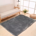 thumbnail image 7 of VogueV Faux Sheepskin Bedroom Rug, Washable Shag Area Carpet for Living Room Sofa Couch Bedside, Plush Fuzzy Runner Floor Mat, 1.6X5.9 Ft, Gift for Home Décor Lovers, A Carpet, 7 of 7