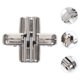 thumbnail image 1 of unbranded 2Ud Bisagras Para Puertas Y Gabinetes En Aleación De Zinc Plateada Funcionales Y De, 1 of 5