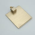 thumbnail image 3 of Single Handle Wall Mount Bath Spout Waterfall Tub Black Faucet Bathtub Filler in Brushed Gold, 3 of 12