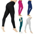 thumbnail image 6 of rygai Women Yoga Pants Solid Color Great Elasticity High Waist Sweat Absorption Breathable Exercise Soft Plus Size Women Leggings Women Clothing,Black,2XL, 6 of 7