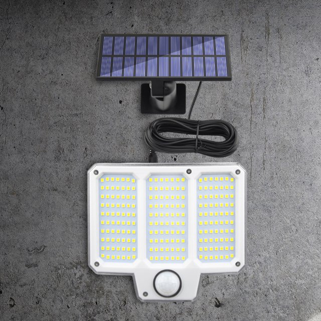Iluminación exterior solar 300lm/3.7V Casa Lámpara de pared para jardín (B) Wdftyju Para estrenar