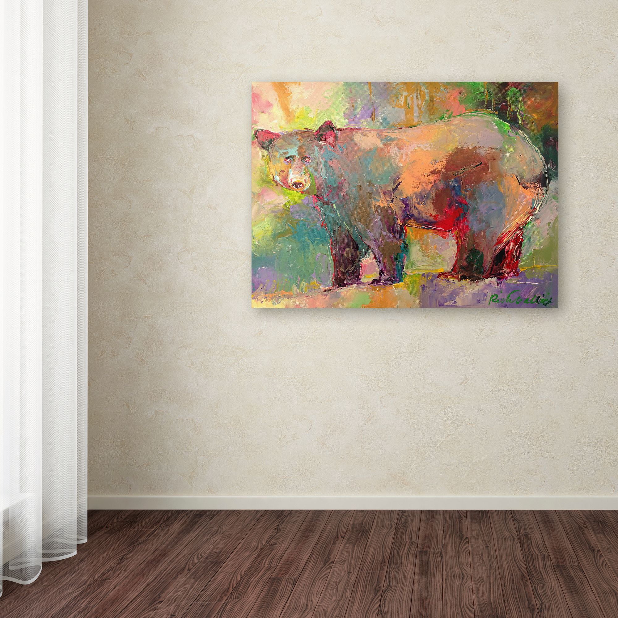 Trademark Fine Art 'Art Bear II' Canvas Art by Richard Wallich