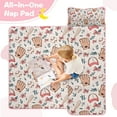 thumbnail image 4 of Pink and Blue Baseball Items Pattern Toddler Nap Mats for Kids Preschool,Sleeping Mat Bag or Kids,Toddler Sleeping Bag,Toddler Nap Mat or Daycare, 4 of 6