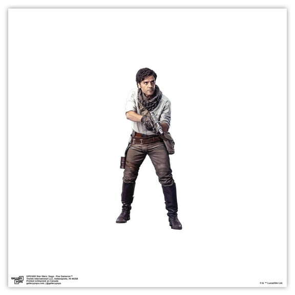 Gallery Pops Star Wars: Saga - Poe Dameron Wall Art, Unframed Version, 12" x 12"