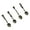 Bronze, variant on SDFGTstore 4Pcs Antique Coffee Dessert Spoon Tableware Creative Handle Stirring Spoons Home Kitchen Tool Star Teaspoon