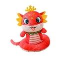 thumbnail image 5 of Vaveren Chinese New Year Snake Plush Toy Lunar New Year Ornament Party Favors Gift Snake Red, 5 of 8