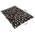 thumbnail image 4 of Halloween Ghosts Pumpkins and Spider Webs Blanket,Comfortable Soft Lamb Wool Throw Blanket,All Season,Warm Lightweight Blankets for Sofa Bed Couch Living Room Chair,40"x50", 4 of 4