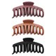 thumbnail image 1 of Hair Claw Clips Hair Accessories for Women Strong Hold Large Hair Clip (Matte Black+Orange+Purple), 1 of 5
