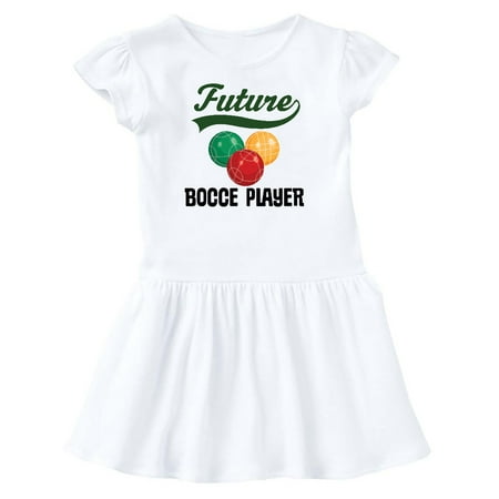 

Inktastic Future Bocce Player Gift Toddler Girl Dress