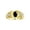 Cabochon Onyx, variant on Men's Rings Yellow Gold Plated Silver Rings Classic Designer Style 8X6MM Gemstone & Diamond Ring Cabochon Onyx October Birthstone Rings For Men Size 9