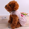 thumbnail image 3 of Greeniant Ropa para mascotas Vestidos Ropa para mascotas Faldas de moda Disfraces coloridos y transpirables Suministros de fiesta para primavera verano Ropa para mascotas Rosa L Greeniant PT000681-09, 3 of 6