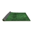 thumbnail image 2 of Ahgly Company Indoor Rectangle Abstract Emerald Green Modern Area Rugs, 7' x 9', 2 of 4
