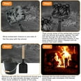 thumbnail image 6 of Clearance Bakeware under $10,Hollow Out Fireplace Ash Metal Black Shovel Fireplace Ash Shovel Heat Fireplace Shovel Shovel Fire Tools For Fireplaces Outdoor BBQ Grills, 6 of 8