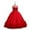 Red, variant on LYMAYTER Flower Girls Princess Tutu Tulle Dress Toddler Wedding Pageant Party Holiday Ball Gown Baby Sleeveless Formal Dress for 4-12 Years Old