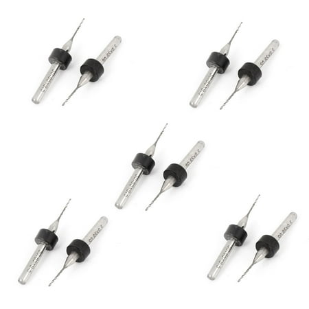

Unique Bargains 10pcs Milling 0.65mm Dia Tip 10mm Long Flute PCB Print Circuit Board Drill Bits
