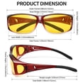 thumbnail image 2 of Gafas de conducción con visión nocturna URUMQI Fit Over, 2 of 7