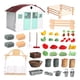 thumbnail image 3 of Miniaturas de Granja Casa Verduras Decoración de Valla Sunnimix Figuras de acción de PVC, 3 of 8