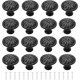 thumbnail image 1 of Manijas Negras YUANXCMXG 16 Piezas Perillas Redondas para Cajones, 1 of 5