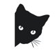 thumbnail image 1 of Etiqueta engomada del coche del gato de dibujos animados cuerpo de personalidad reflectante Fokelyi CKCHKJKEB, 1 of 5