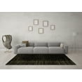 thumbnail image 3 of Ahgly Company Indoor Rectangle Abstract Brown Modern Area Rugs, 2' x 5', 3 of 4