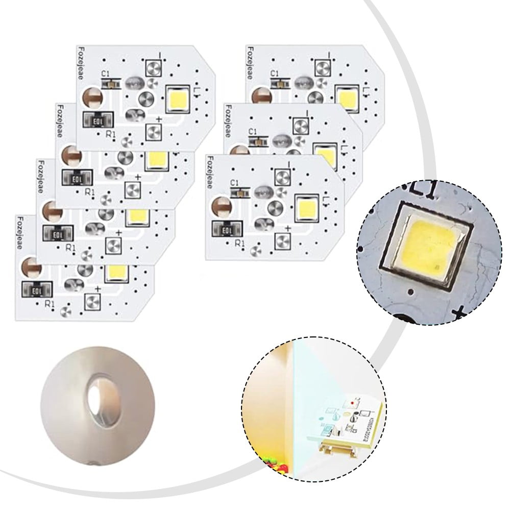 KDJ 10PCS For GE Refrigerator LED Light Bulbs Replacement Easy Install WR55x11132 - for Home Decor