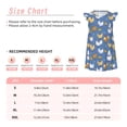 thumbnail image 3 of Kdxio Robe de Nuit Princesse pour Petites Filles Imprimé Famille de Poulets Vêtements de Nuit d'Été pour Tout-Petits Robe de Pyjama à Manches Courtes pour Enfants-TTTG, 3 of 6