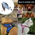 thumbnail image 4 of Reflective Dog Collar with Removable Airtag Protective Case WaterProof Pitbull French Bulldog Necklace Anti-Lost Dog Accessories (Cyan Love 1 Case,M (3.0x37-45cm)), 4 of 7