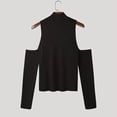 thumbnail image 6 of Yaoyar Fashion Slim Fit Long Sleeve Top for Men, Solid Color Athletic Tee with Shoulder Cut Design, Modern Casual and Gym Wear Pullover, 6 of 8