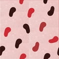 thumbnail image 1 of Ahgly Company Machine Washable Indoor Square Transitional Pink Bubble Gum Pink Area Rugs, 5' Square, 1 of 7
