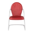 thumbnail image 3 of Pemberley Row Steel Red Chair UV Resistant 34.5" H x 21" W x 28.5" D Easy To Assemble, 3 of 6
