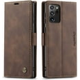 thumbnail image 2 of Leather Case For Samsung Galaxy Note 20 Ultra Case,Leather Wallet Case Classic Design with Card Slot and Magnetic Closure Flip Fold Case for Samsung Note 20 Ultra 5G, 2 of 9