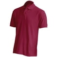 thumbnail image 2 of Basico (Bourgogne) Polos à Col pour Femmes 100 % Coton Manches Courtes Polos de Golf pour Hommes, 2 of 3