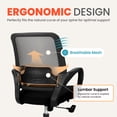 thumbnail image 2 of Office Chair NEO CHAIR Ergonomic Mesh Adjustable Black, 2 of 8