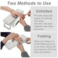 thumbnail image 2 of Unique Bargains Arm Rest for Nails Tech Foldable Hand Stand for Nail Tech Nail Arm Rest Manicure Nail Arm Rest with Bracket for Nail Salons Technician Gray, 2 of 7