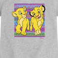 thumbnail image 2 of The Lion King - Simba Nala Pattern - Toddler Girls Fitted Short Sleeve T-Shirt, 2 of 4