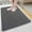 Black, variant on Thick Soft Absorbent Bath Rug 15x24 Inch, Microfiber Bath Mats with Rubber Backing, Non Slip Machine Washable Shower Floor Mat, Quick Dry Bathroom Runner for Bathtub Sink Bedroom Decor, Gray