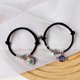 thumbnail image 1 of Nueva pulsera magnética sencilla de moda para parejas, para mujeres, hombres y amantes, con personalidad, astronauta, estrella, pulsera trenzada hecha a mano, joyería, 1 of 2