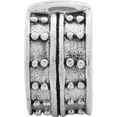 thumbnail image 2 of 925 Sterling Silver Charm For Bracelet Hinged Dotted Clip Bead Specialty, 2 of 8