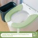 thumbnail image 1 of 1pair Four Seasons Waterproof Toilet Mat with Handle - Thickened EVA Cushion for Comfortable Bathroom Experience, 1 of 4