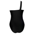 thumbnail image 2 of Traje de Baño Ocean Pacific para Mujer Completo con Un Tirante en Hombro, Escote Redondo Negro Talla EG, 2 of 4