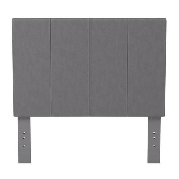 Furniture of America Ramone Fabric Full/Queen Headboard in Gray