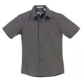 thumbnail image 4 of Gioberti Boy's Short Sleeve Solid Dress Shirt, 4 of 5