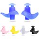 thumbnail image 1 of 2@#1 Pair Motorcycles Reusable Silicone Ear Plugs Motorcycle Equipment New Silicone Noise Cancelling Hearing Protection EarplugsEarplugs 1pair He Qiyong unisex, 1 of 1