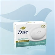 Dove Beauty Bar Womens Bath Soap Sensitive, 3.75 oz 4 Bars