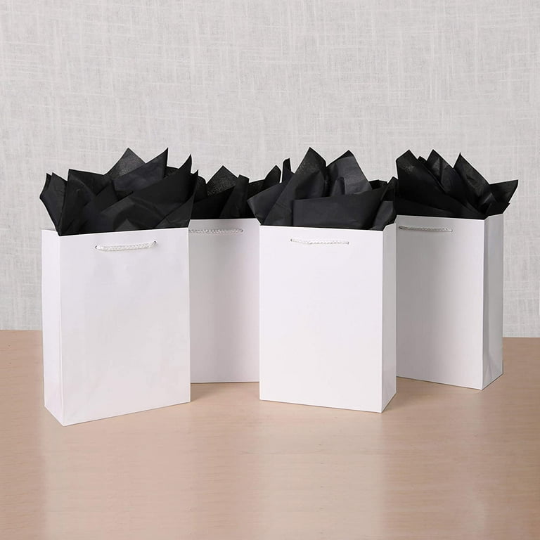 Luxury white best sale gift bags